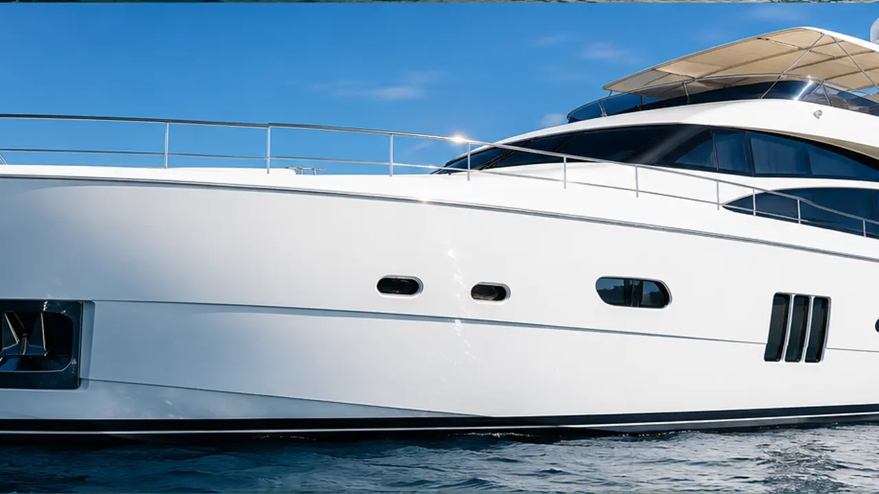 Yacht hull, less fouling and faster cleaning – After